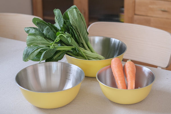 Multi-purpose salad bowl in yellow (one bowl)