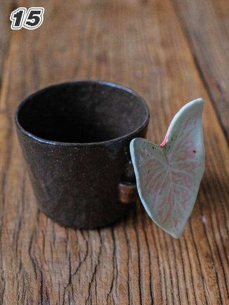 {YYGN} Handcrafted Tropical Plant Mug 15