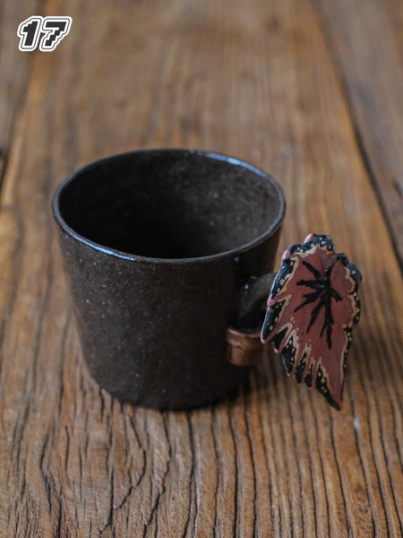 {YYGN} Handcrafted Tropical Plant Mug 17