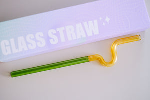 High boron heat-resistant glass straw