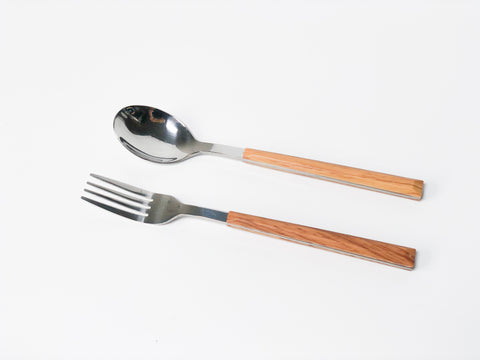 Fork and spoon set