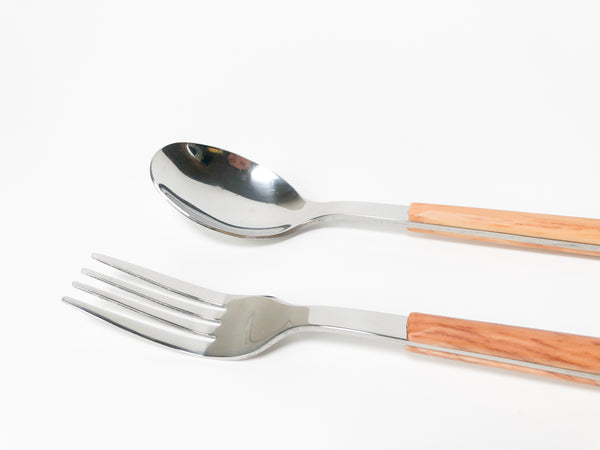 Fork and spoon set