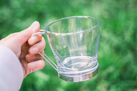 Metallic & Glass mug