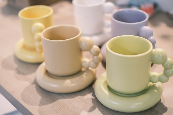 Bon Bon candied hawthorn berry mugs in taro