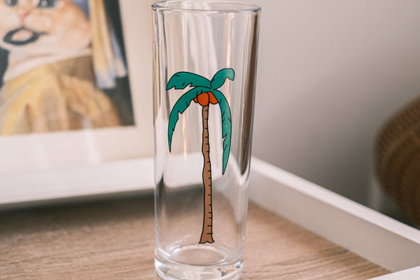 Tropical highball glass