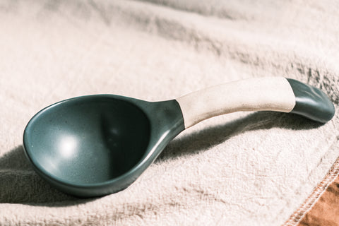 Duo ladle Dark green