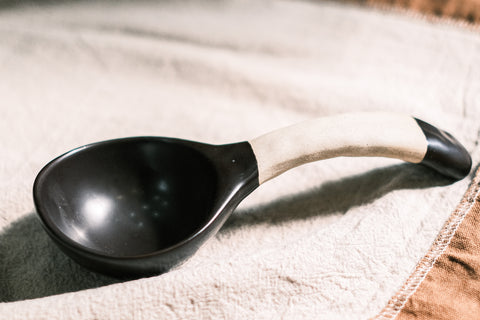 Duo ladle Deep coffee