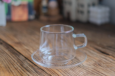Coffee mug in clear