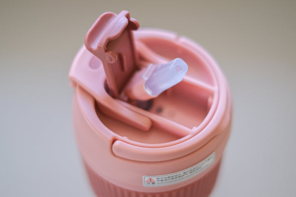 Insulated keep cup in Peach