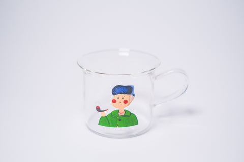 Van Gogh's missing ear glass mug