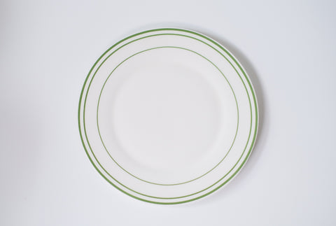 Tri ring plate set in green