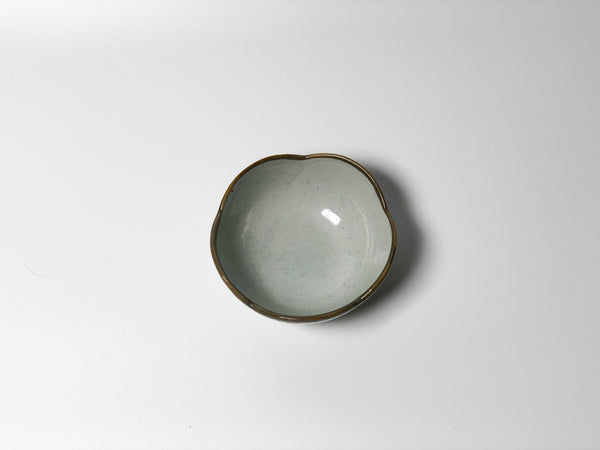 Village made small dish in plum blossom